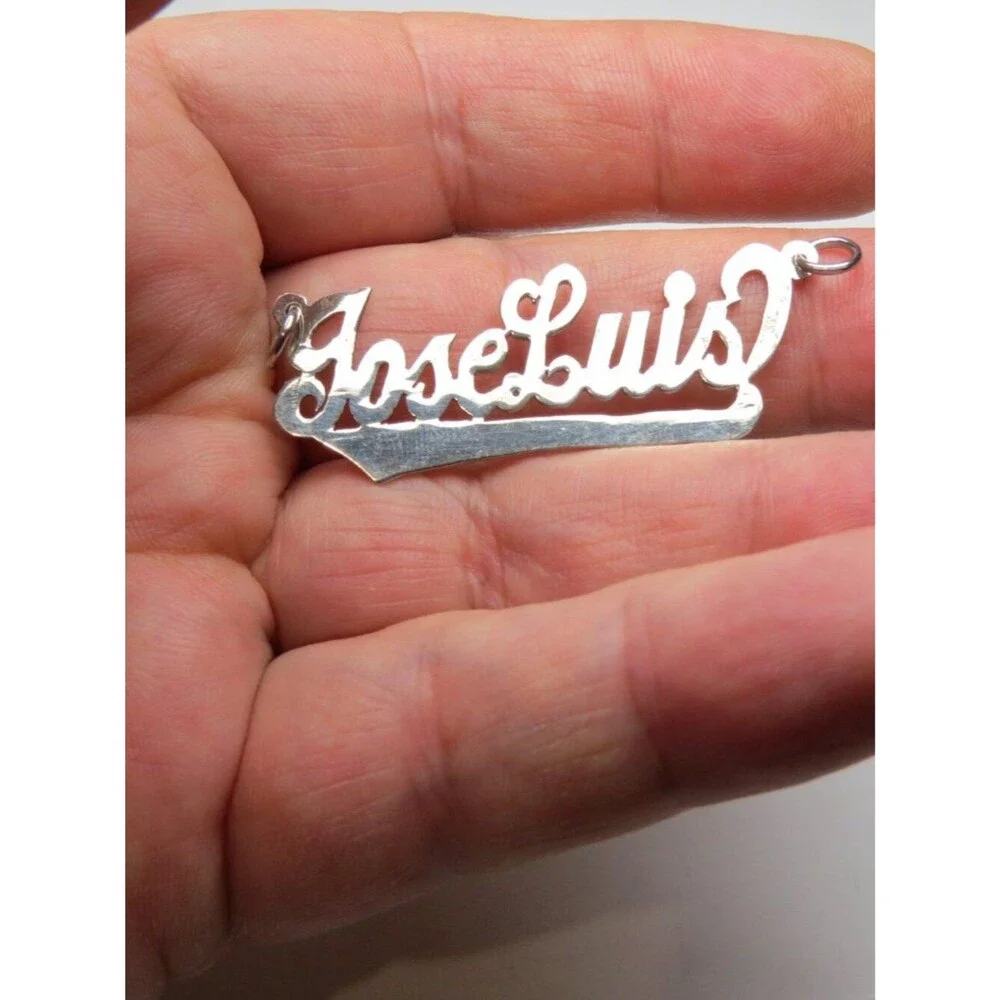 14k JOSELUIS Nameplate